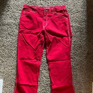 Dickies Red Carpenter Pants